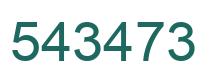 Number 543473 green image