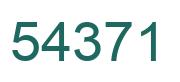 Número 54371 imagen verde