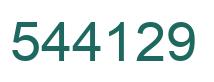 Número 544129 imagen verde