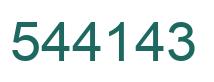 Número 544143 imagen verde