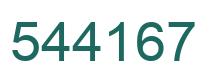 Número 544167 imagen verde