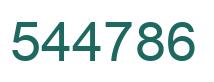 Número 544786 imagen verde