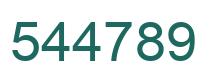 Número 544789 imagen verde