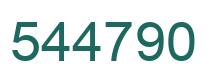 Número 544790 imagen verde