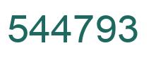 Número 544793 imagen verde