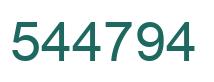 Número 544794 imagen verde