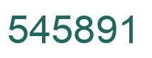 Number 545891 green image