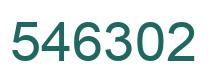 Número 546302 imagen verde