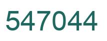 Número 547044 imagen verde