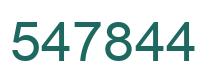 Number 547844 green image