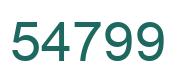 Número 54799 imagen verde