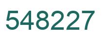 Número 548227 imagen verde