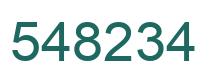 Número 548234 imagen verde