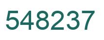 Número 548237 imagen verde