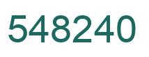 Número 548240 imagen verde