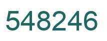 Number 548246 green image