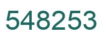 Número 548253 imagen verde