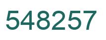 Número 548257 imagen verde