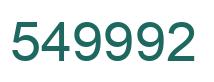 Número 549992 imagen verde