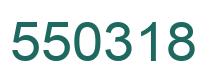 Número 550318 imagen verde