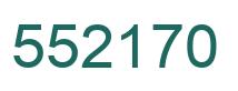 Number 552170 green image