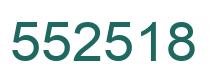 Número 552518 imagen verde
