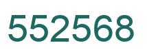 Número 552568 imagen verde