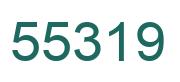 Number 55319 green image