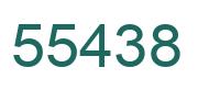 Number 55438 green image