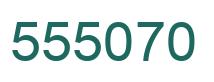 Número 555070 imagen verde