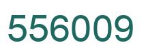 Number 556009 green image