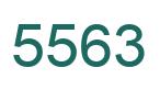 Número 5563 imagen verde