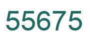 Number 55675 green image