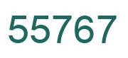 Número 55767 imagen verde