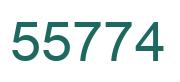 Número 55774 imagen verde