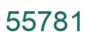 Número 55781 imagen verde