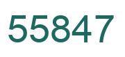 Número 55847 imagen verde
