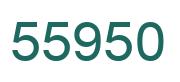 Número 55950 imagen verde