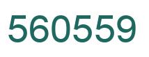Número 560559 imagen verde