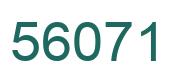 Número 56071 imagen verde
