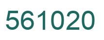 Número 561020 imagen verde