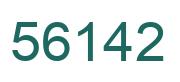 Number 56142 green image