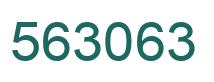 Number 563063 green image