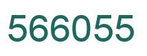 Number 566055 green image