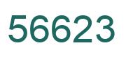 Número 56623 imagen verde