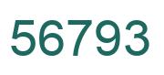 Número 56793 imagen verde