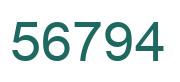 Número 56794 imagen verde