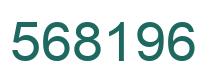 Number 568196 green image
