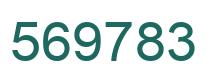 Number 569783 green image