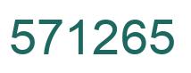 Número 571265 imagen verde